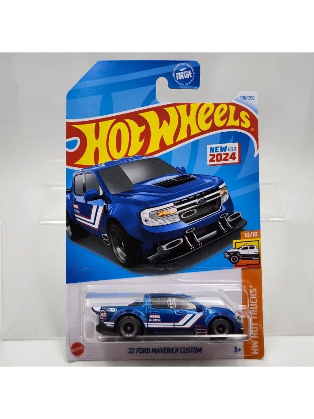 Hot Wheels 22 Ford Maverick Custom Blue 2024 HW Hot Trucks 10/10 196/250 LC
